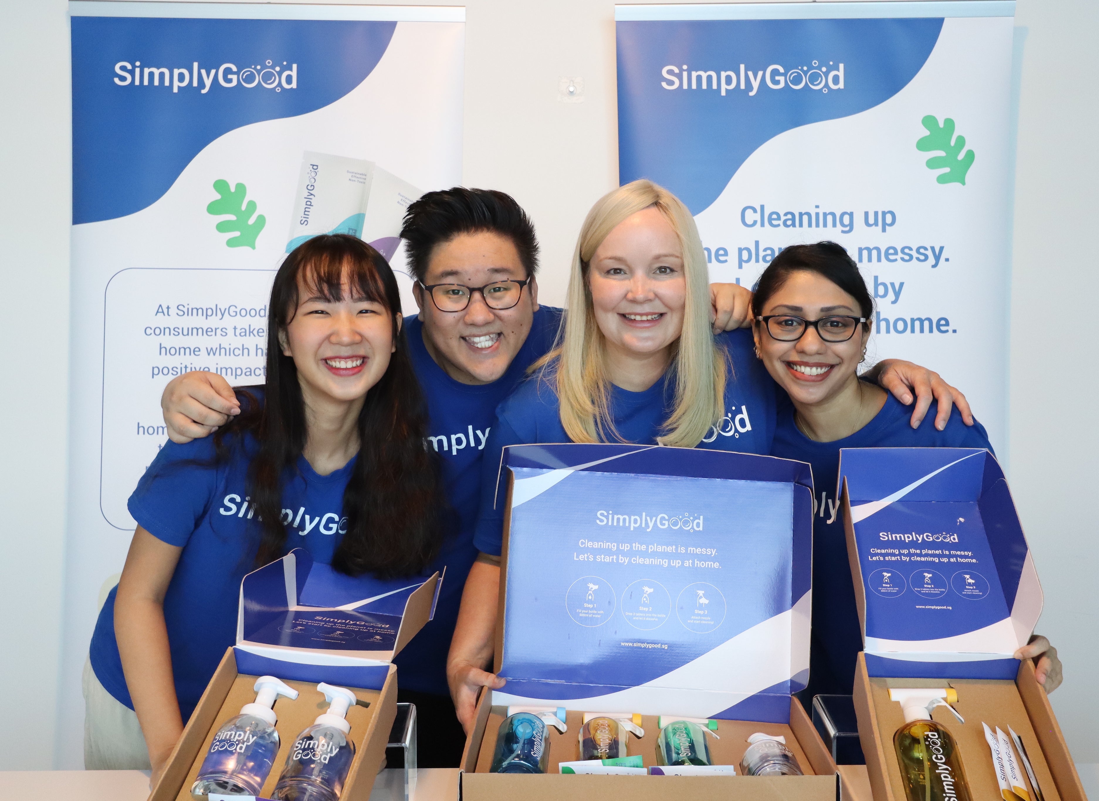 Jeremy Lee with the SimplyGood team