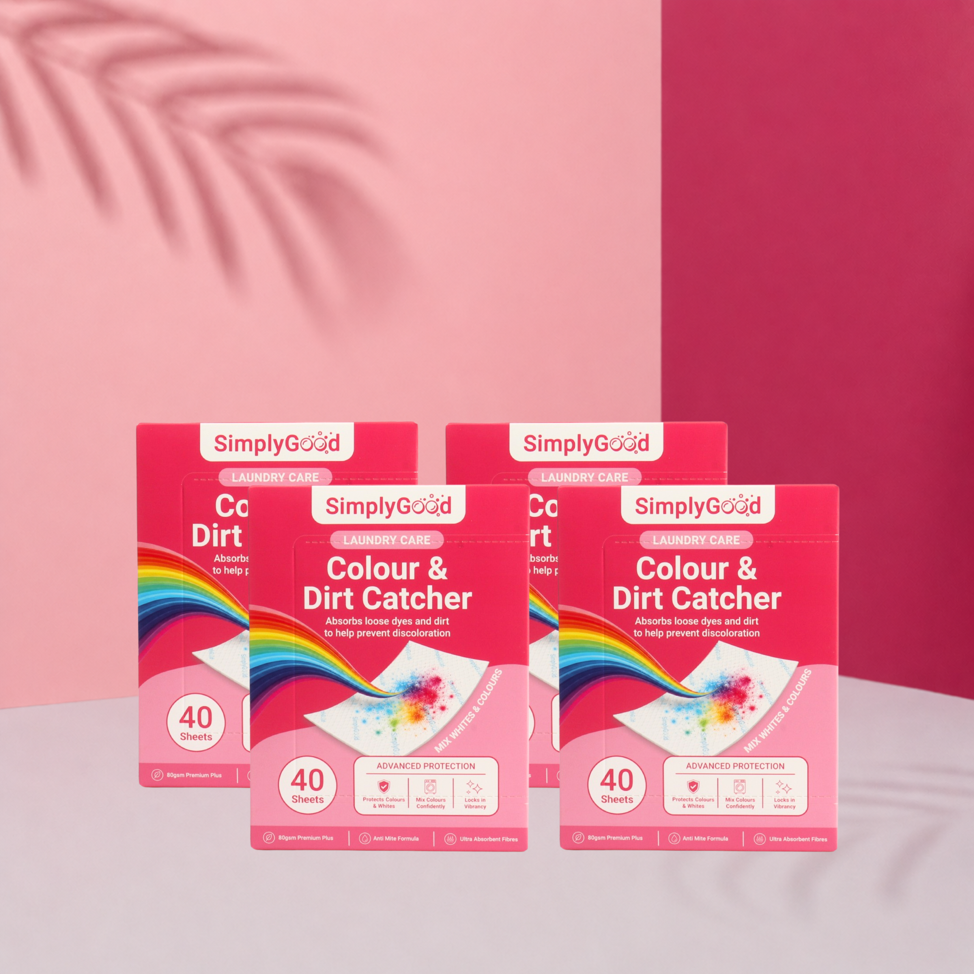 Colour & Dirt Catcher Sheets (40 Sheets)
