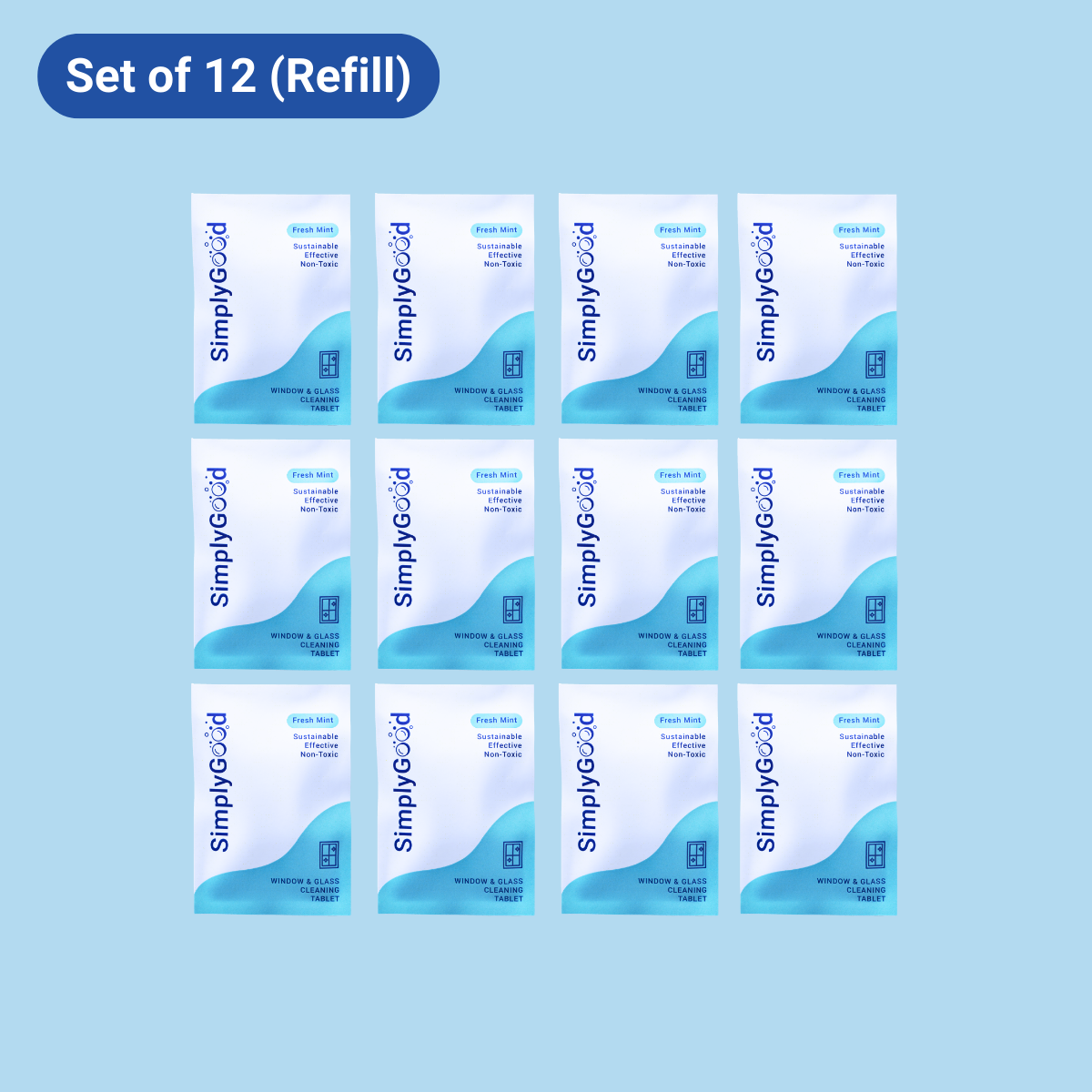 Window & Glass Cleaning Refills (Set of 3)