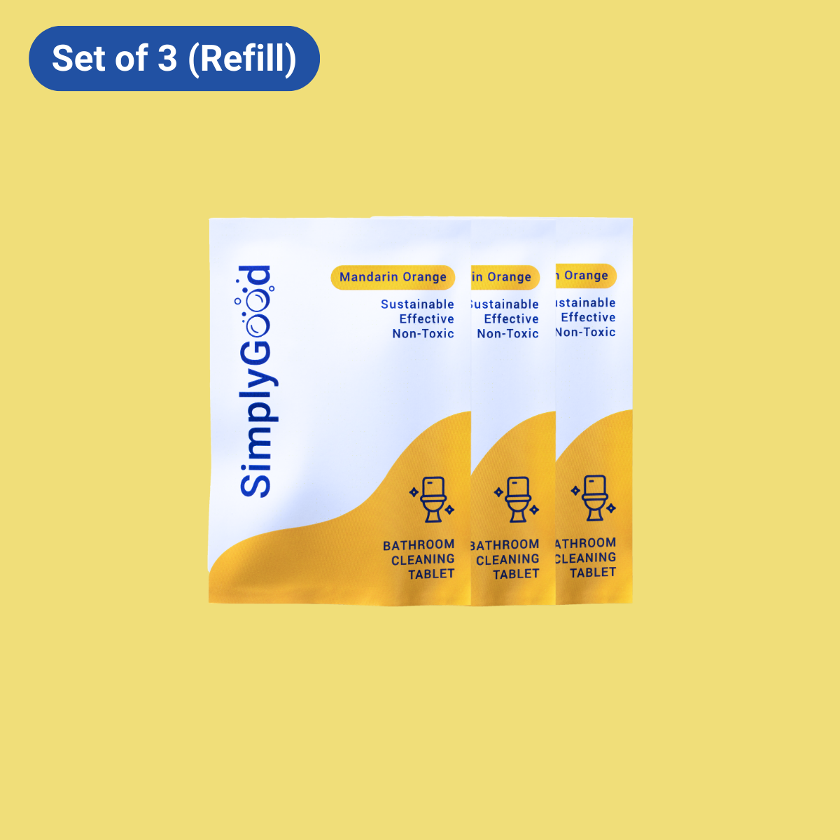 Bathroom Cleaning Refills (Set of 3)