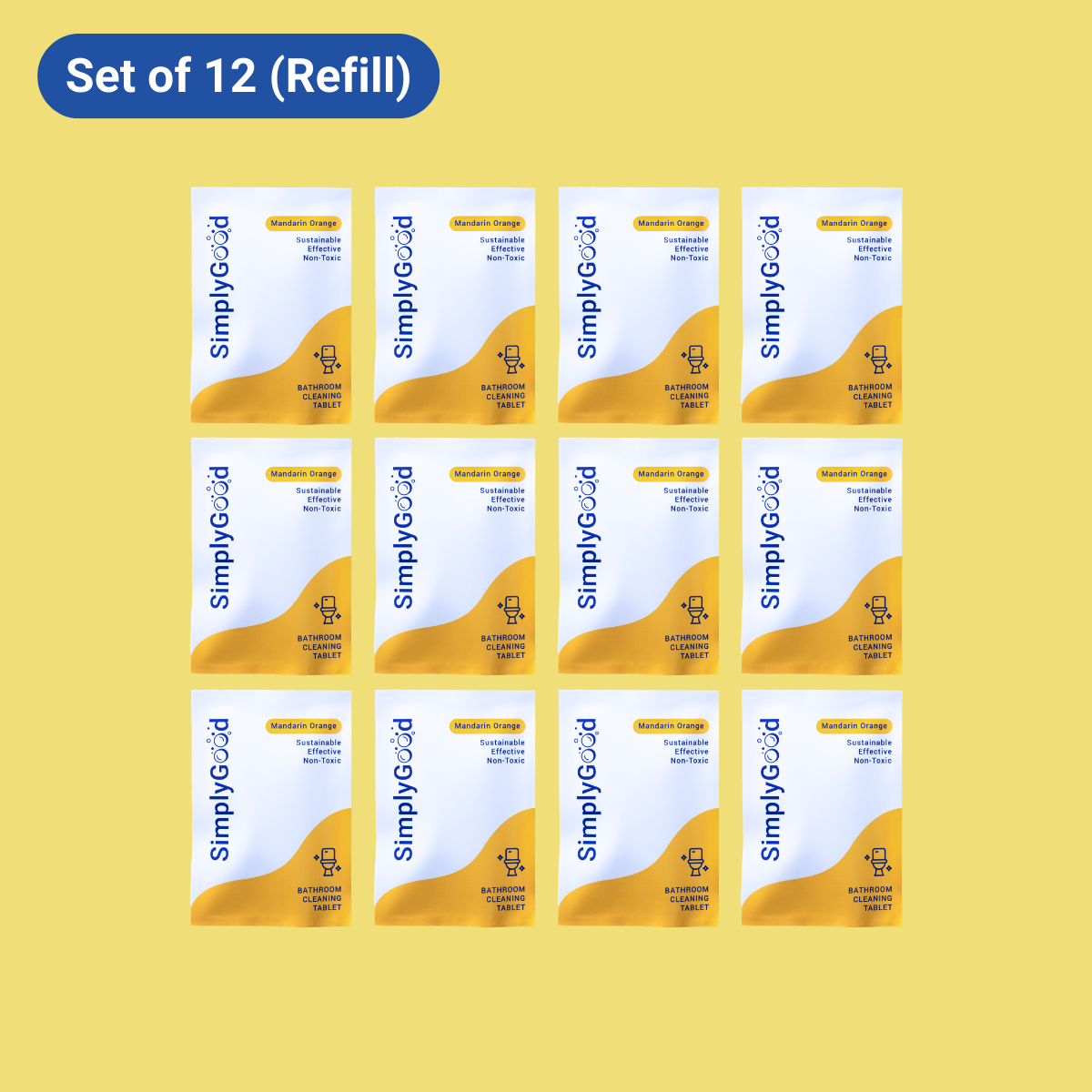 Bathroom Cleaning Refills (Set of 3)