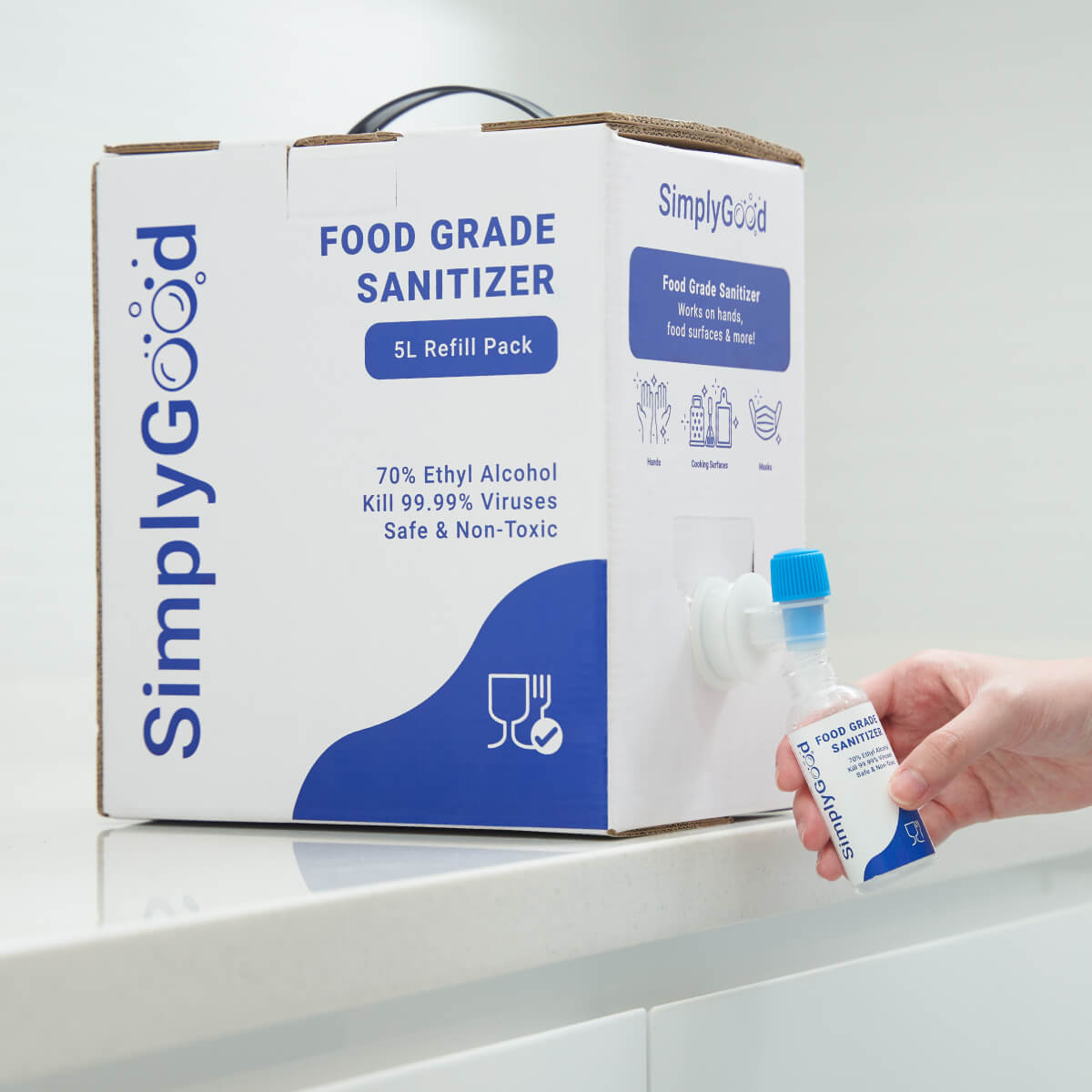 5L Food Grade Sanitizer Refill Pack