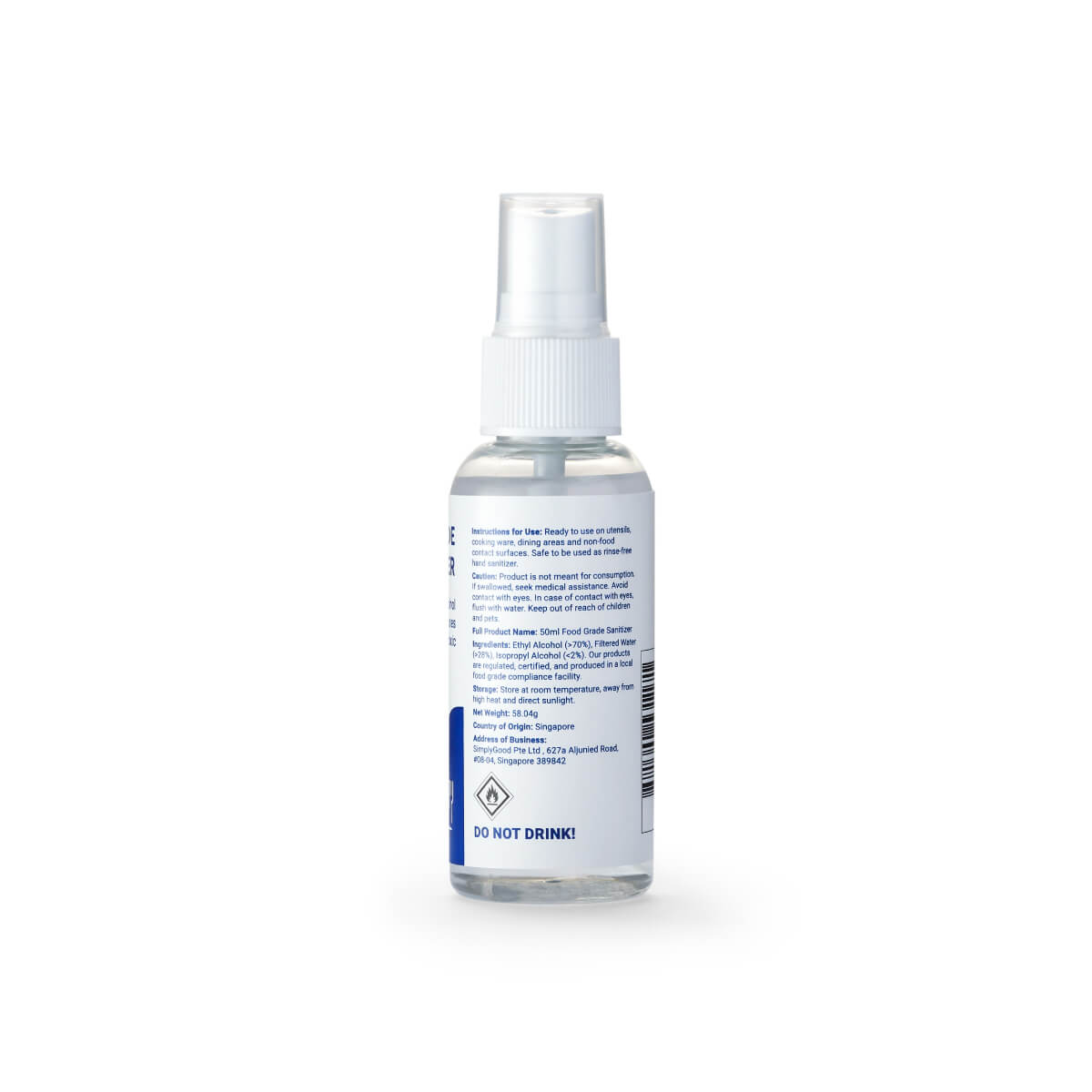 50ml Food Grade Sanitizer Spray (Set of 3)