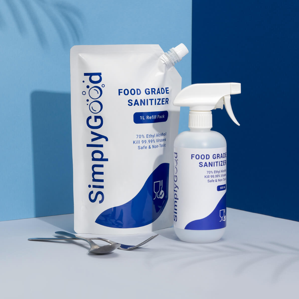 Utility Bundle - Food Grade Sanitizer (1L + 1 x 500ml)
