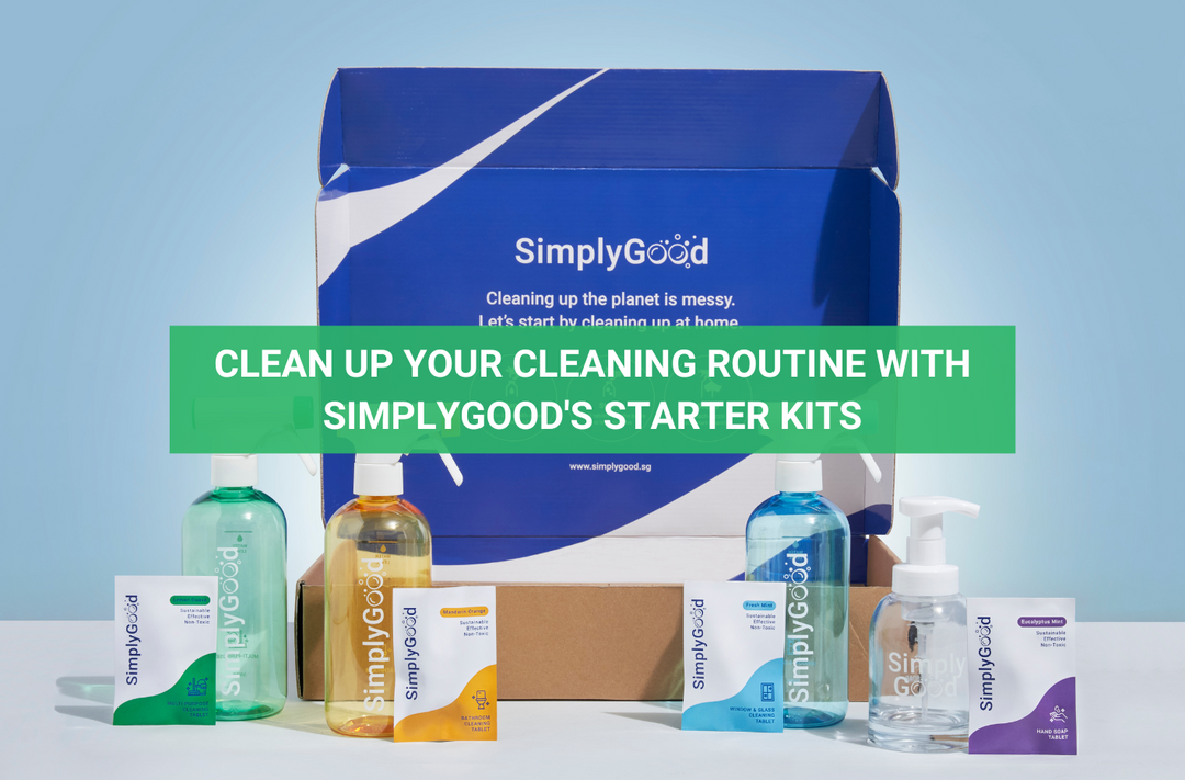 Clean up your cleaning routine with SimplyGood's Starter Kits