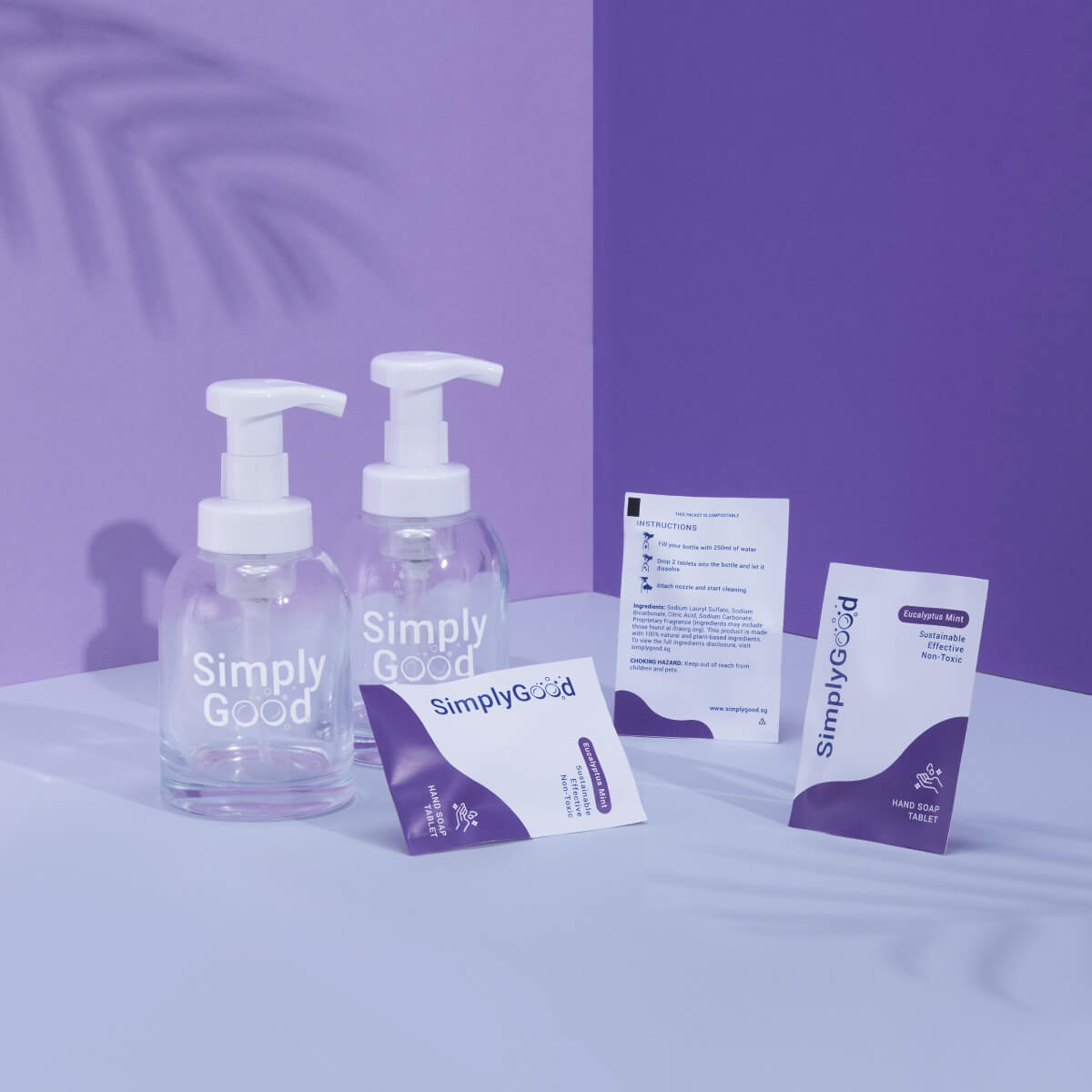 SimplyGood SG | Starter Kit, Refill Duo | Hand Soap Duo Starter Kit