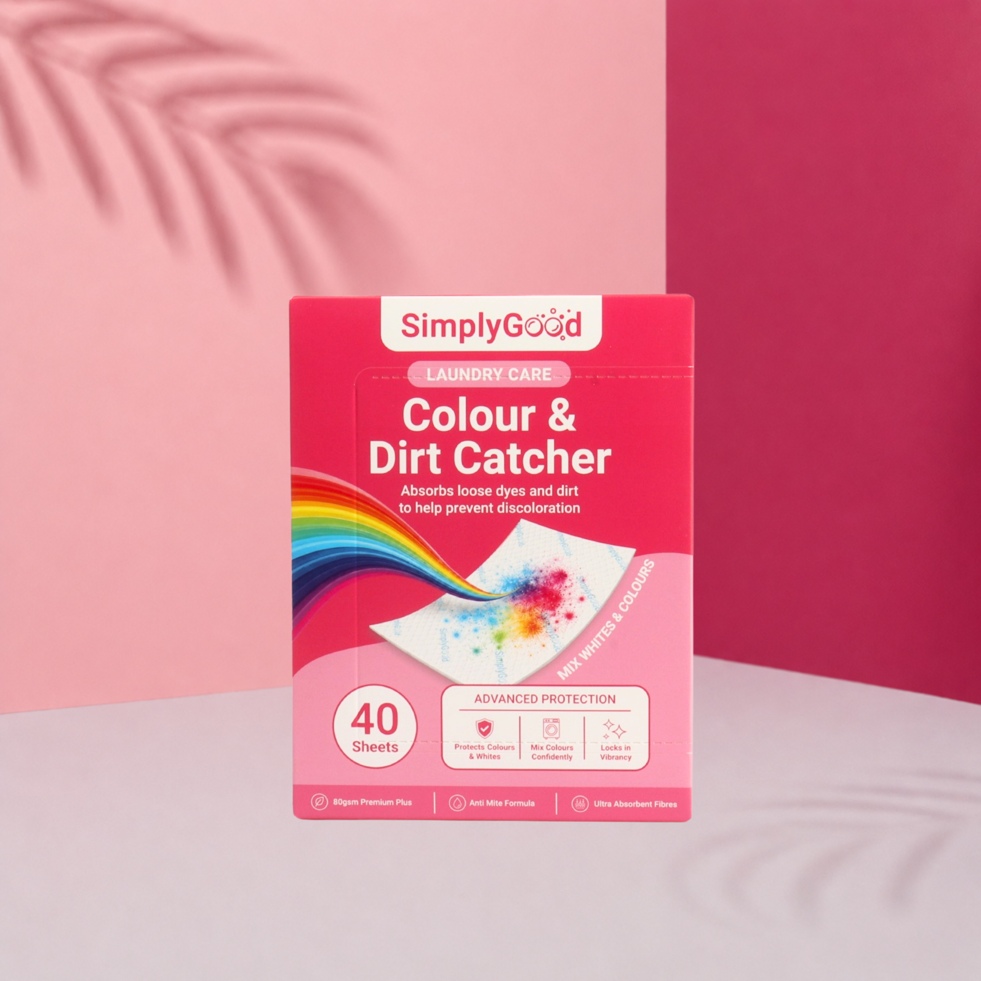 Colour & Dirt Catcher Sheets (40 Sheets)
